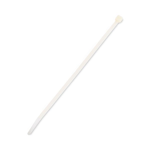 Nylon Cable Ties, 8 X 0.19, 50 Lb, Natural, 1,000/pack - Image 3