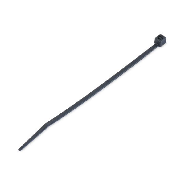 Nylon Cable Ties, 4 X 0.06, 18 Lb, Black, 1,000/pack - Image 2