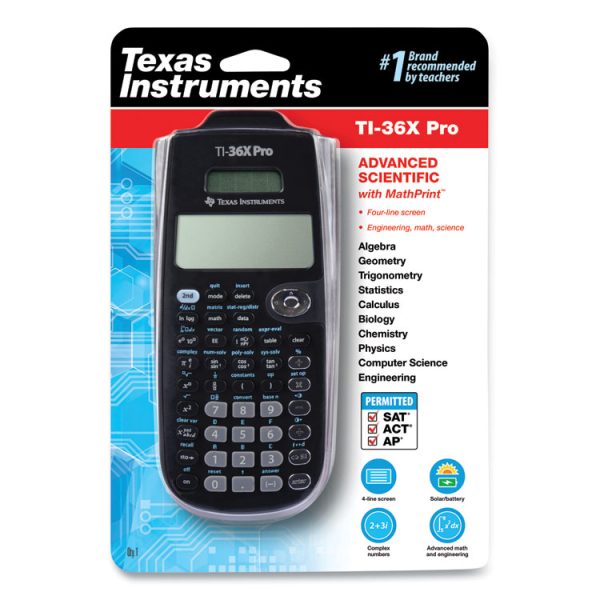 Ti-36x Pro Scientific Calculator, 16-Digit Lcd - Image 2