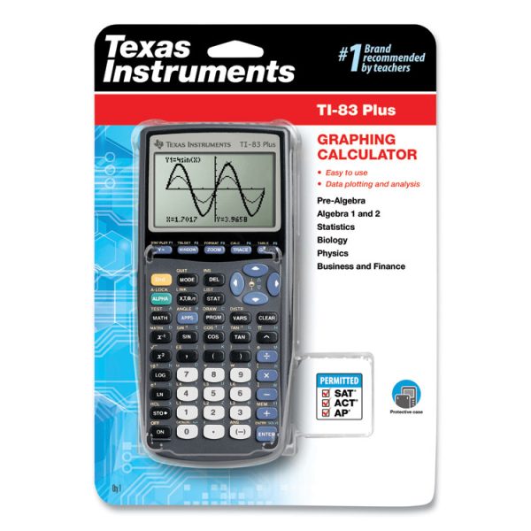 Ti-83plus Programmable Graphing Calculator, 10-Digit Lcd - Image 2