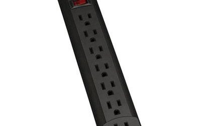7 Outlet Surge 1000J Black