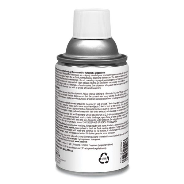 Premium Metered Air Freshener Refill, Baby Powder, 5.3 Oz Aerosol Spray, 12/carton - Image 2