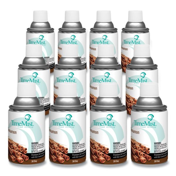 Premium Metered Air Freshener Refill, Cinnamon, 6.6 Oz Aerosol Spray, 12/carton - Image 3
