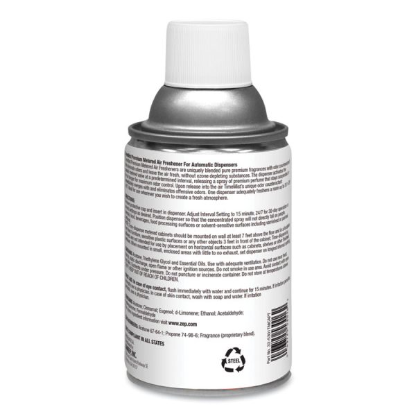 Premium Metered Air Freshener Refill, Cinnamon, 6.6 Oz Aerosol Spray, 12/carton - Image 2