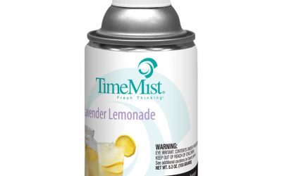 Premium Metered Air Freshener Refill, Lavender Lemonade, 5.3 Oz Aerosol Spray, 12/carton