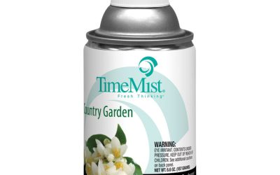 Premium Metered Air Freshener Refill, Country Garden, 6.6 Oz Aerosol Spray, 12/carton