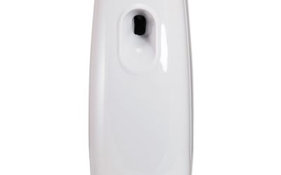 Classic Metered Aerosol Fragrance Dispenser, 3.75″ X 3.25″ X 9.5″, White