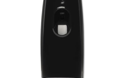 Settings Metered Air Freshener Dispenser, 3.4″ X 3.4″ X 8.25″, Black