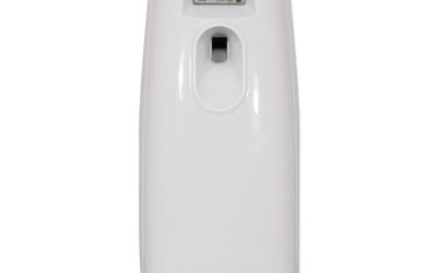 Plus Metered Aerosol Fragrance Dispenser, 3.4″ X 3.4″ X 8.25″, White