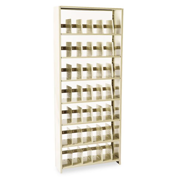 Snap-Together Steel Seven-Shelf Closed Starter Set, 36w X 12d X 88h, Sand - Image 2