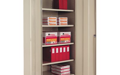 72″ High Standard Cabinet (Unassembled), 36w x 24d x 72h, Putty