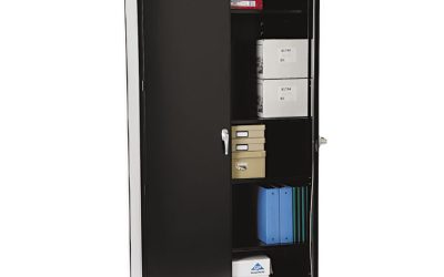 78″ High Deluxe Cabinet, 36w X 18d X 78h, Black