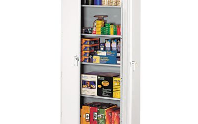 78″ High Deluxe Cabinet, 36w X 18d X 78h, Light Gray