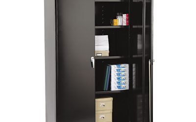 78″ High Deluxe Cabinet, 36w X 24d X 78h, Black