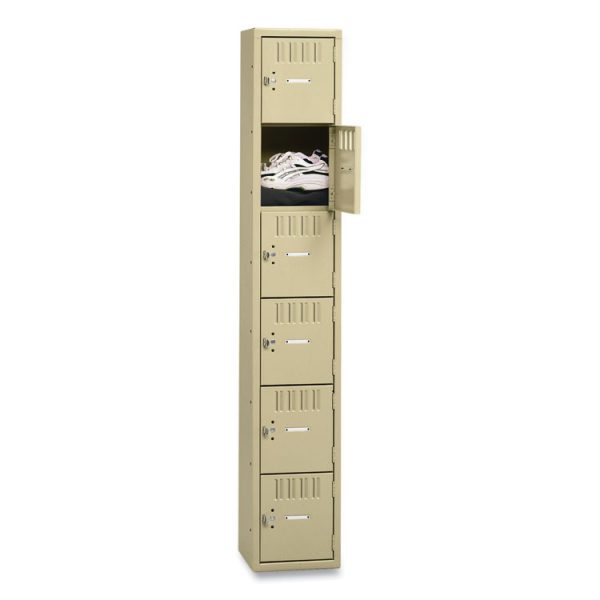 Box Compartments, Single Stack, 12w X 18d X 72h, Sand - Image 2