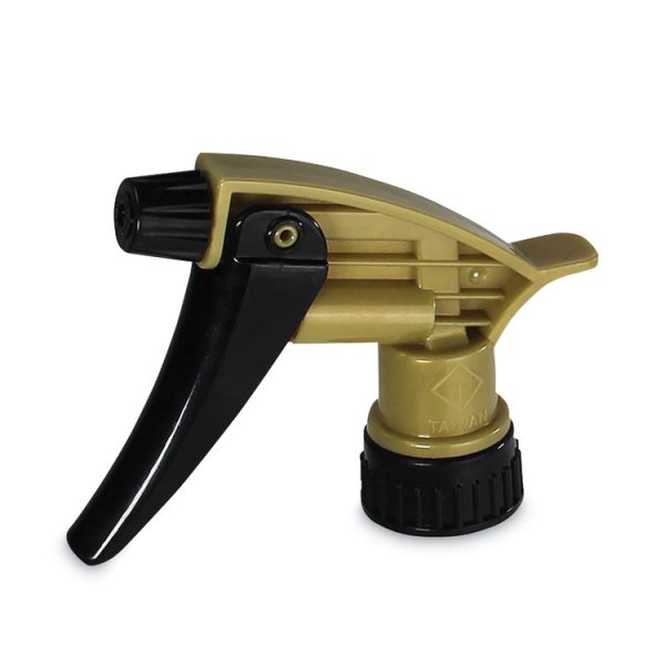 320ars Acid Resistant Trigger Sprayer, 9.5" Tube, Fits 32 Oz Bottle With 28/400 Neck Thread, Gold/black, 200/carton - Image 5