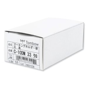 Mechanical Wax-Based Marking Pencil Refills. 4.4 Mm, Black, 10/box