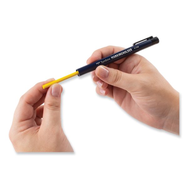 Mechanical Wax-Based Marking Pencil Refills. 4.4 Mm, Yellow, 10/box - Image 5