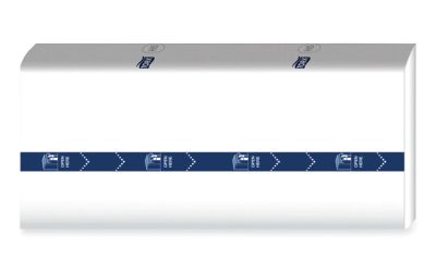 PeakServe Continuous Hand Towel, 1-Ply, 7.91 x 8.85, White, 410 Wipes/Pack, 12 Packs/Carton