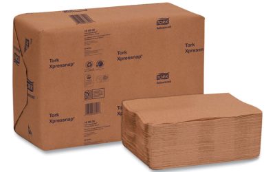 Xpressnap Interfold Dispenser Napkins, 2-Ply, 6.5 x 8.5, Natural, 500/Pack, 12 Packs/Carton