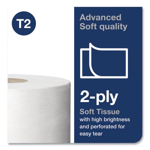 Advanced Jumbo Bath Tissue, Septic Safe, 2-Ply, White, 3.48" X 751 Ft, 12 Rolls/carton - Image 5