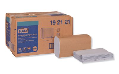 Windshield Towel, One-Ply, 9.13 x 10.25, Blue, 250/Pack, 9 Pack/Carton