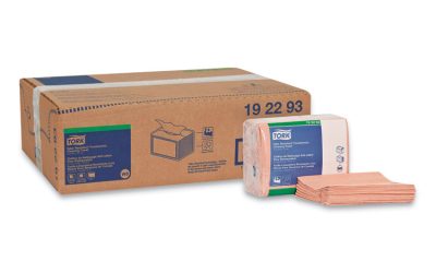 Small Pack Foodservice Cloth, 1-Ply, 11.75 x 14.75, Unscented, Red with Red Stripe, 50/Poly Pack, 4 Packs/Carton