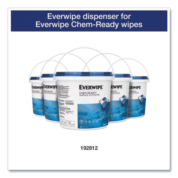 Chem-Ready Dry Wipes, 10 x 12, 90/Box, 6 Boxes/Carton - Image 2