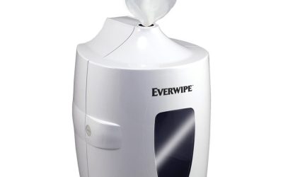 Wall Mounted Wet Wipe Dispenser, 11 x 11 x 13.5, White
