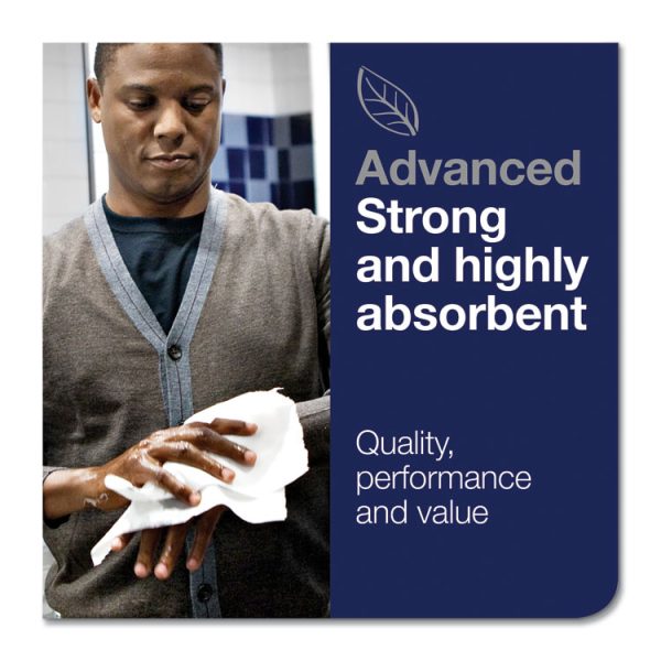 Advanced Matic Hand Towel Roll, 2-Ply, 7.7" x 525 ft, White, 643/Roll, 6 Rolls/Carton - Image 4