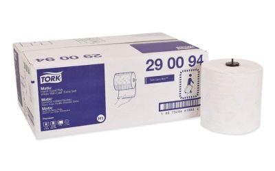 Premium Extra Soft Matic Hand Towel Roll, 2-Ply, 7.7″ x 300 ft, White, 6/Carton