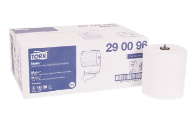 Premium Soft Matic Hand Towel Roll, 2-Ply, 7.7 x 575 ft, White, 704/Roll, 6 Rolls/Carton