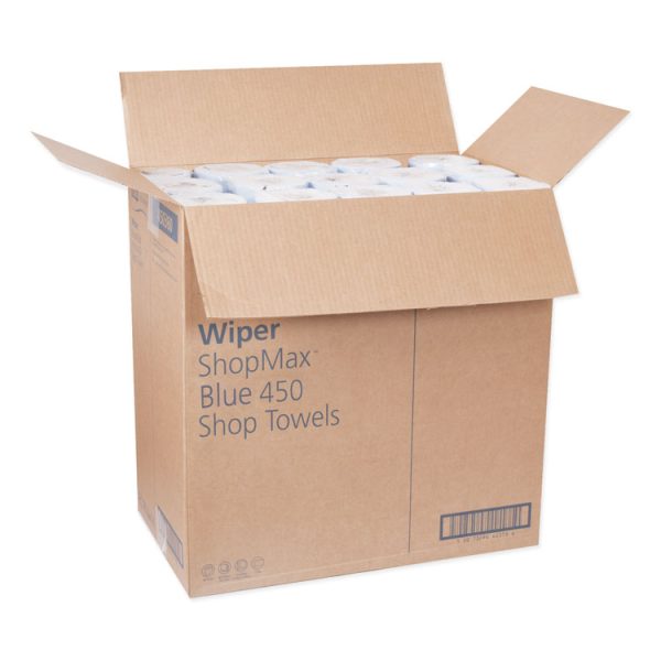 Advanced Shopmax Wiper 450, 11 X 9.4, Blue, 60/roll, 30 Rolls/carton - Image 3