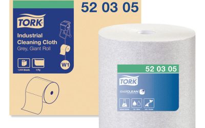 Industrial Cleaning Cloths, 1-Ply, 12.6 X 13.3, Gray, 1,050 Wipes/roll