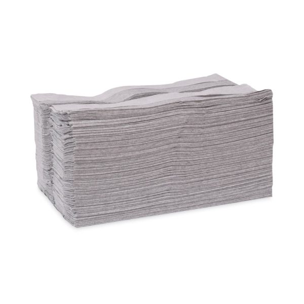 Industrial Cleaning Cloths, 1-Ply, 16.34 x 14, Gray, 210 Wipes/Box - Image 2