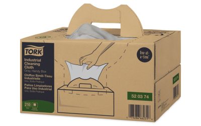 Industrial Cleaning Cloths, 1-Ply, 16.34 x 14, Gray, 210 Wipes/Box