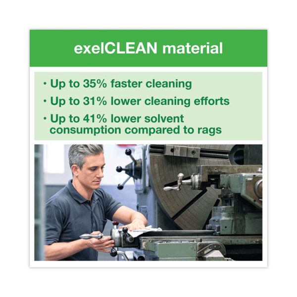 Industrial Cleaning Cloths, 1-Ply, 16.34 x 14, Gray, 210 Wipes/Box - Image 7