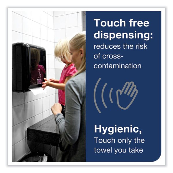 Elevation Matic Hand Towel Dispenser With Intuition Sensor, 13 X 8 X 14.5, Black - Image 4