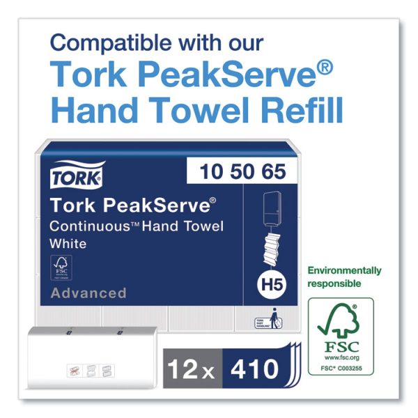Peakserve Continuous Recessed Cabinet Hand Towel Adapter, 14.37 X 4.29 X 20.35, White - Image 3