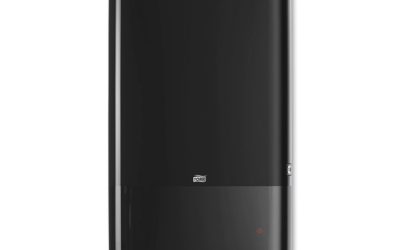 Peakserve Continuous Hand Towel Dispenser, 14.57 X 3.98 X 28.74, Black