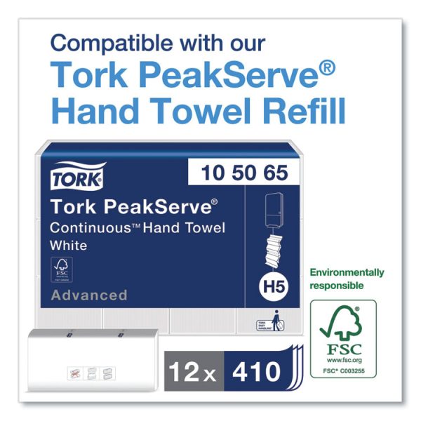 Peakserve Continuous Hand Towel Dispenser, 14.57 X 3.98 X 28.74, Black - Image 3