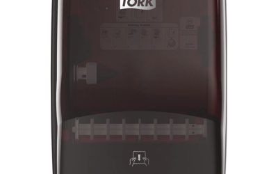 Washstation Dispenser, 12.56 X 10.57 X 18.09, Red/smoke