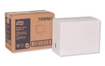 Singlefold Hand Towel Dispenser, 11.75 X 5.75 X 9.25, White