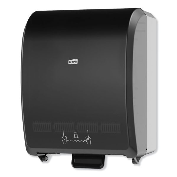 Mechanical Hand Towel Roll Dispenser, H80 System, 12.32 X 9.32 X 15.95, Black - Image 7