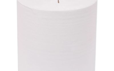 Universal Hand Towel Roll, Notched, 1-Ply, 7.5″ x 630 ft, White, 6 Rolls/Carton