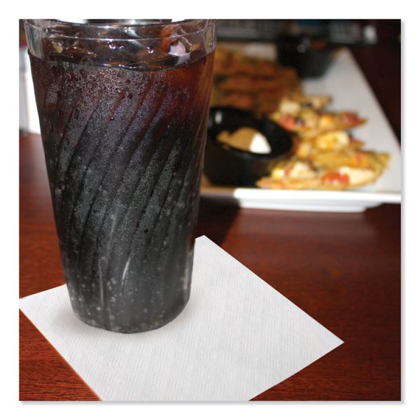 Universal Beverage Napkin, 1-Ply,9.13 X 9.13, 1/4 Fold, Poly-Pack, White, 4000/carton - Image 7