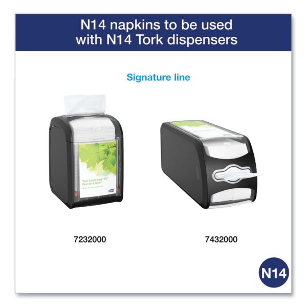Xpressnap Fit Interfold Dispenser Napkins, 2-Ply, 6.5 X 8.39, White, 120/pack, 36 Packs/carton - Image 4