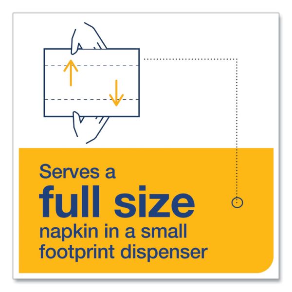Xpressnap Fit Interfold Dispenser Napkins, 2-Ply, 6.5 X 8.39, White, 120/pack, 36 Packs/carton - Image 7