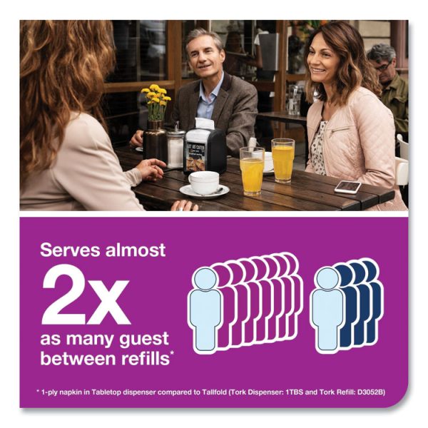 Xpressnap Fit Interfold Dispenser Napkins, 2-Ply, 6.5 X 8.39, White, 120/pack, 36 Packs/carton - Image 8