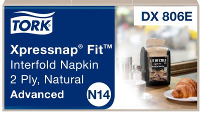 Xpressnap Fit Interfold Dispenser Napkins, 2-Ply, 6.5 X 8.39, Natural, 120/pack, 36 Packs/carton